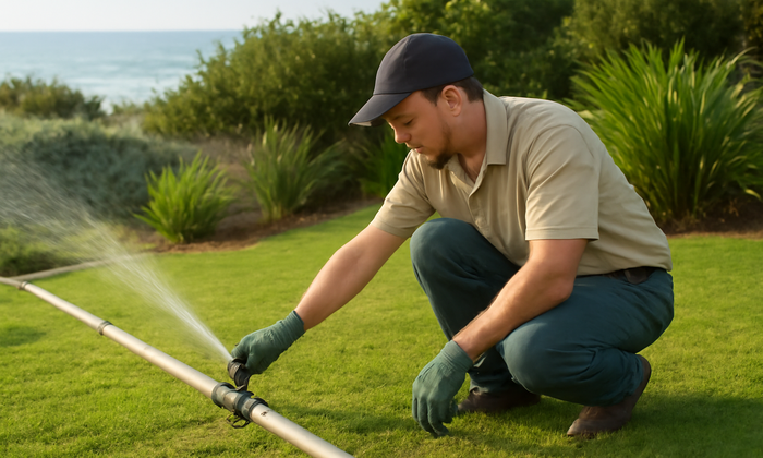 Garden Beach Blog - Rotina de limpeza e ajuste do sistema de irrigação para a primavera em Florianópolis (sem desperdício)