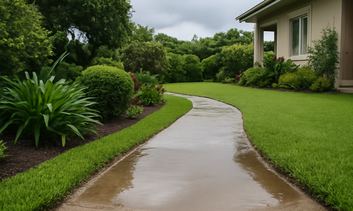 Garden Beach Blog - Drenagem no jardim em Florianópolis: como identificar pontos de encharcamento no inverno