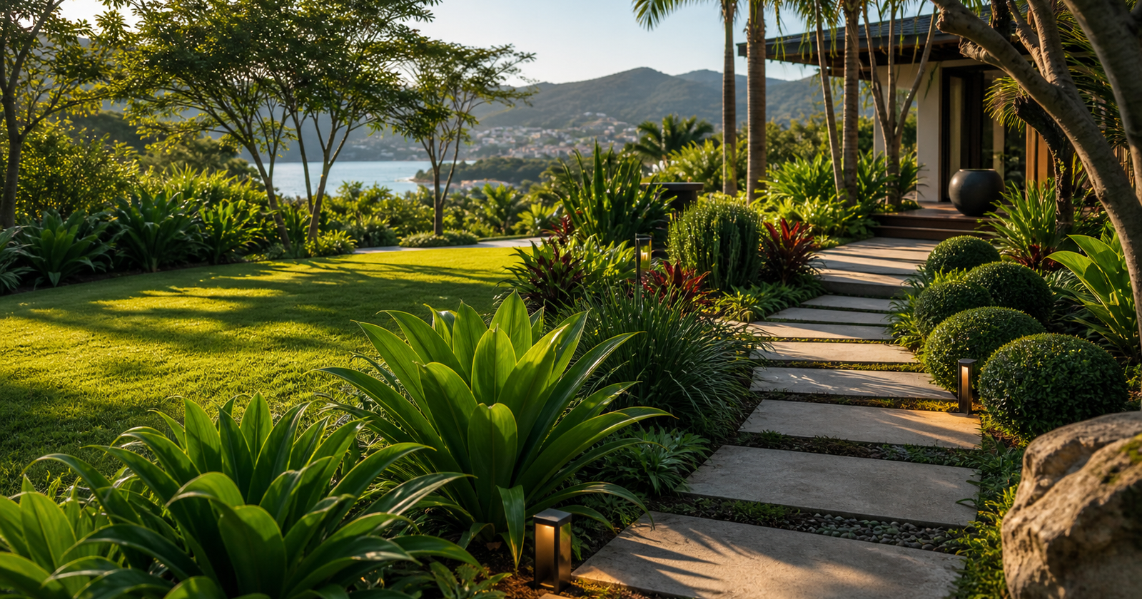 Garden Beach - Paisagismo realista