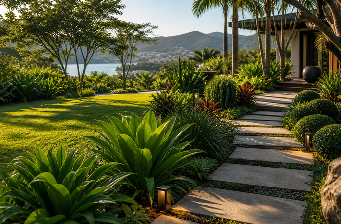Garden Beach - Paisagismo realista